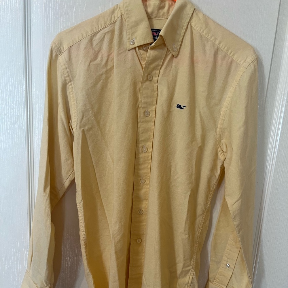 Vineyard Vines Button Down Yellow